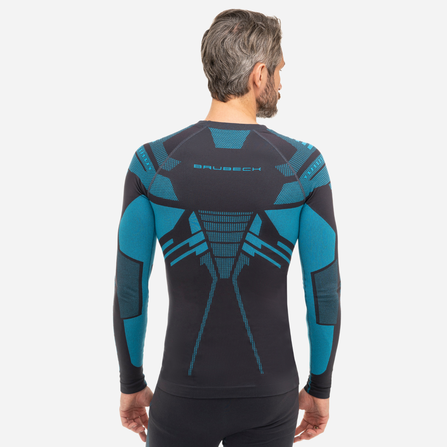 Мужской термолонгслив Brubeck Dry graphite-blue - 2
