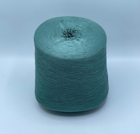 Бобинная пряжа,Cotton combed, 1693м. 100%Хлопок, Серо-зеленый(236), 39284