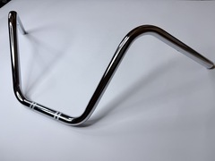 Руль стальной постоянного сечения 22 мм, серебристый