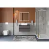 BelBagno KRAFT-900-2C-SO-GSO База под раковину подвесная с фрезерованными ручками по всей длине фасада с двумя выкатн. ящ., Темно-Серый Мат.,900x455x500