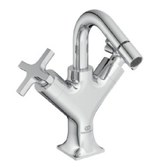 Ideal Standard Joy Neo BD157AA Двурукоятковый смеситель для биде под 1 отверстие, с донным клапаном, 5 л/мин Chrome (Хром) фото
