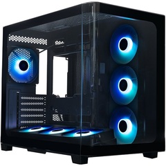 Корпус Midi-Tower XASTRA QR500 7ARGB-FC-C6-UC Curve Glass ARGB Black (QR500-2FA36A-1FC12A-C6-UC)