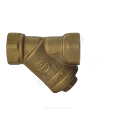 Фильтр магнитный сетчатый Y-образный латунь Ду 15 Ру20 G1/2" ВР 4006 с отверстием под пломб Aquasfera 4006-01