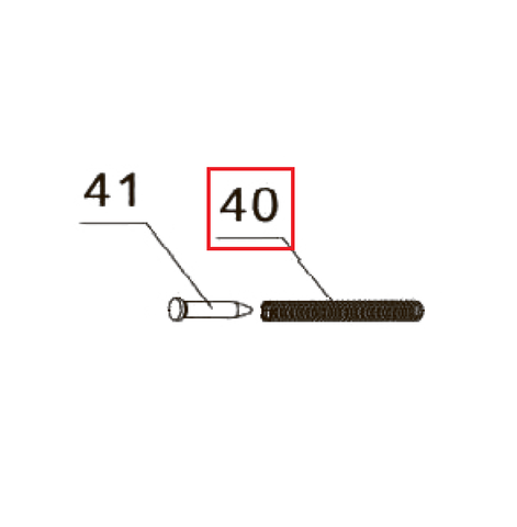 Цена на Запчасть №40 для PAG-PC84. Пружина затвора