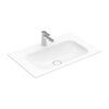 Villeroy&Boch Finion 416484R1 Раковина 80x50 c отверстием для смесителя, грязеотталкивающее покрытие-CeramicPlus, цвет-альпийский белый