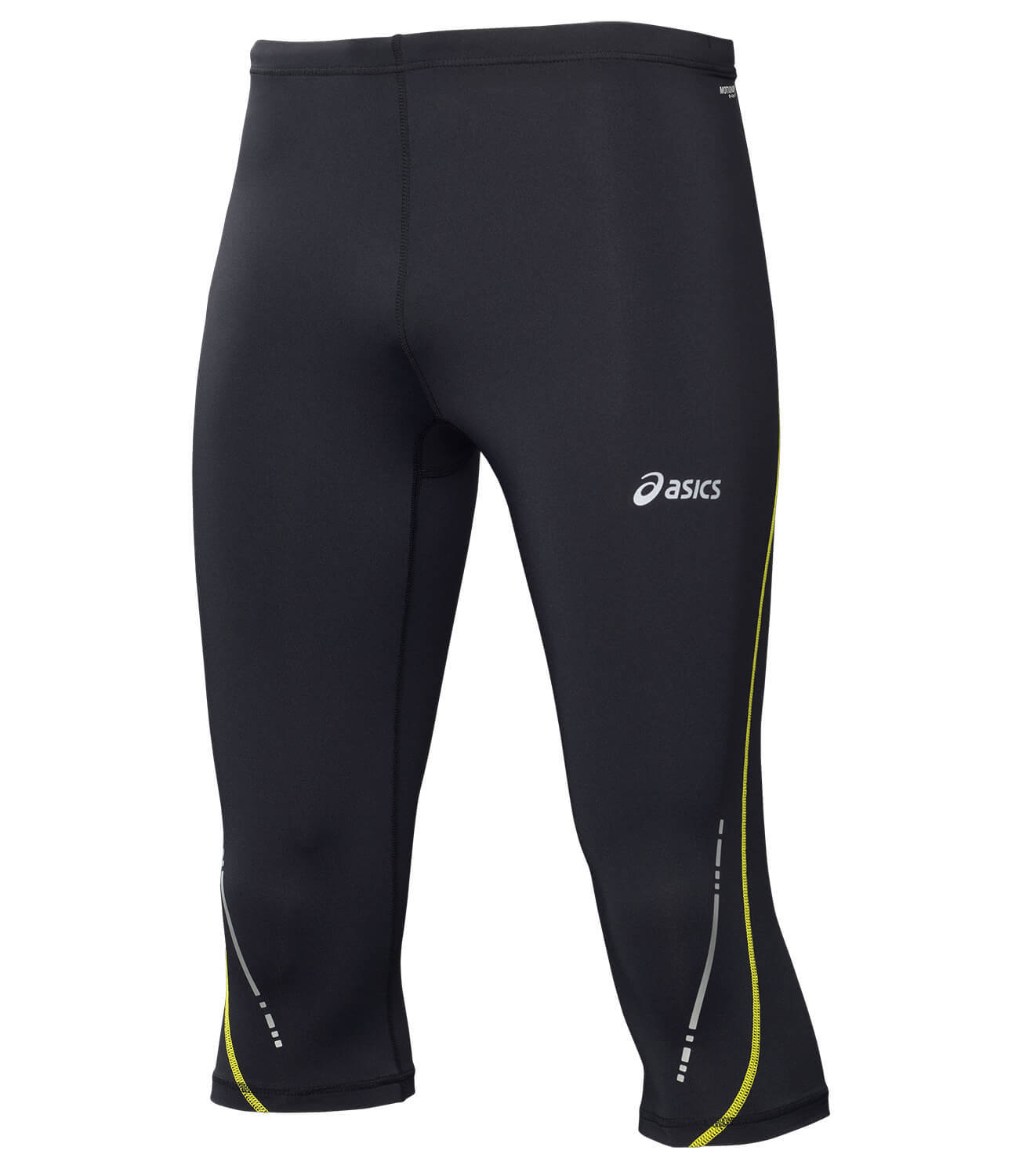 Тайтсы мужские Asics Knee Tight черные-желтые