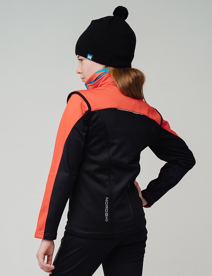Nordski Jr Active лыжный жилет детский red-black - 2