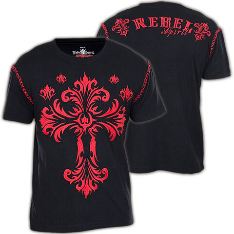 Rebel Spirit | Футболка мужская SSK151764 перед и спина