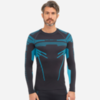 Мужской термолонгслив Brubeck Dry graphite-blue - 1