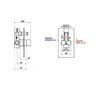 Remer Edge EG509NO Смеситель для ванны встраиваемый, цвет: черный (матовый)
