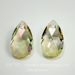 6106 Подвеска Сваровски Капля Crystal Luminous Green (16 мм)