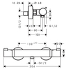 Hansgrohe Ecostat Comfort 13116140 Термостат для душа, ВМ, BBR