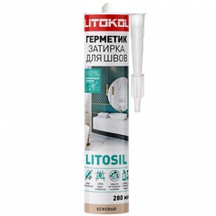 Герметик-затирка силиконовый санитарный Litokol Litosil / Литокол Литосил