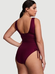 КУПАЛЬНИК СПЛОШНОЙ СО СБОРКОЙ VICTORIA'S SECRET SWIM