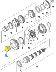 ПОДШИПНИК КПП ИГОЛЬЧАТЫЙ 1-2 ПЕРЕДАЧИ MATIZ, AVEO 1,2