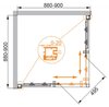 Cezares ANIMA-W-A-2-100-C-CR Душевой уголок, цвет: хром