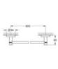 GROHE Essentials 40386DA1 Полотенцедержатель