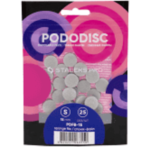 Staleks Спонж-файл для педикюрного диска PODODISC STALEKS PRO S (25 шт.)