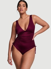 КУПАЛЬНИК СПЛОШНОЙ СО СБОРКОЙ VICTORIA'S SECRET SWIM