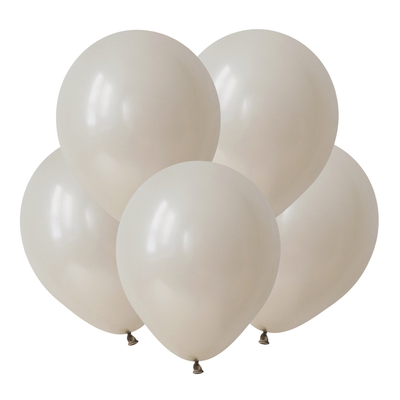 Шар К 18''/45 см, Пастель, Белый песок, 5 шт.