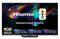 Телевизор RGB Mini LED Hisense 65" 65UR8S 4K Ultra HD 180Hz