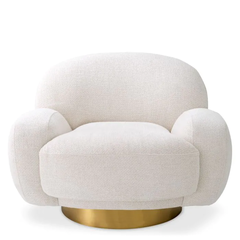 Поворотное кресло UDINE, Lyssa off-white