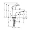 Hansgrohe Focus 31938000 Смеситель на борт ванны на 1 отверстие