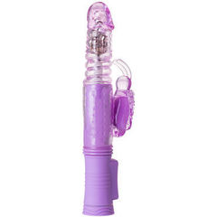 Вибратор - ротатор пульсатор Toyfa A-Toys Hi-Tech  Vibrator, фиолетовый