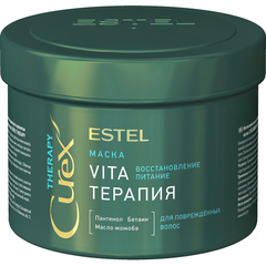 Маска Vita-терапия для поврежденных волос CUREX THERAPY 500мл CR500/M5