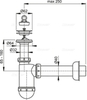 Alcaplast A41 Сифон для раковины