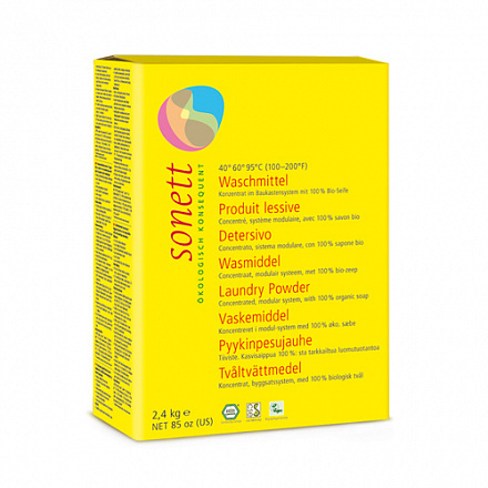 Порошок для стирки Sonett 2,4кг