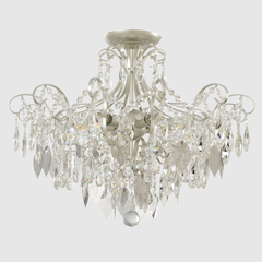 Потолочная люстра Crystal Lux ESMIRALDA PL6 SILVER
