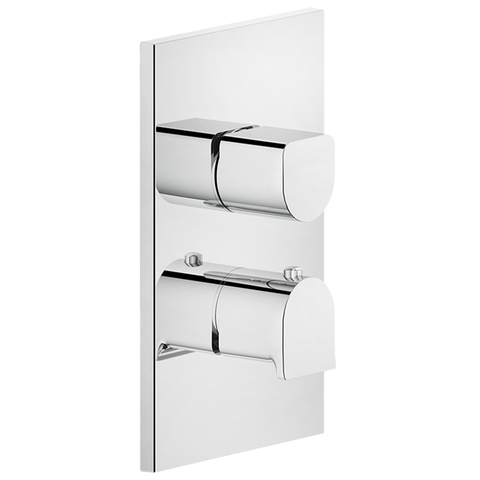 Gessi Rilievo 59132#031 Встраиваемый смеситель для душа, термостатический, на 1 источник (внешние части), цвет: хром