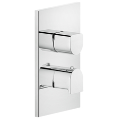 Gessi Rilievo 59132#031 Встраиваемый смеситель для душа, термостатический, на 1 источник (внешние части), цвет: хром фото