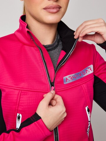 Женская тренировочная лыжная куртка Arswear Softshell Rase розовая