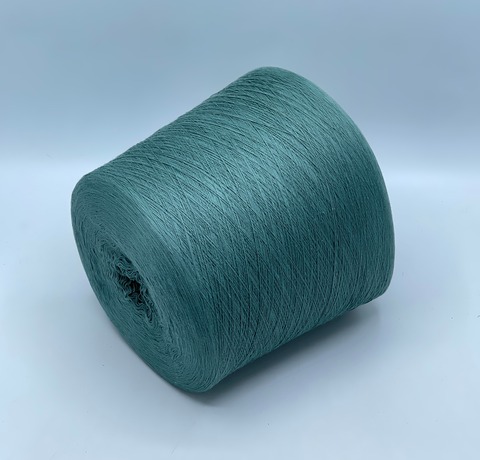 Бобинная пряжа,Cotton combed, 1693м. 100%Хлопок, Серо-зеленый(236), 39284