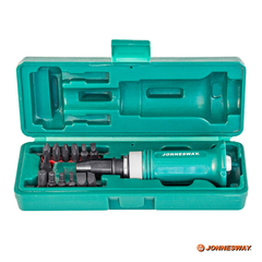 Jonnesway AG010138 Ударная отвертка SL 5,6,8,10,12мм PH# 1,2,3,4 Hex 4,5,6,8, 14 предметов 48302