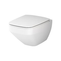 Am.Pm C50A1700MWSC Inspire V2.0 подвесной унитаз FlashClean с сиденьем микролифт. бел мат фото