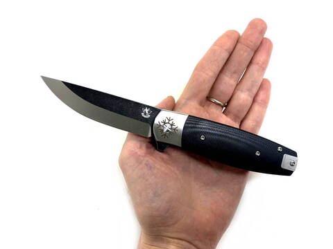 Нож складной Карачун-01, D2, G10 и сталь