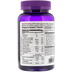 Nature's Way, Alive! Super Fruits Complete Multi, комплекс витаминов для женщин, гранат и ягоды, 60 жевательных таблеток