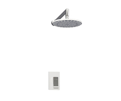 WasserKRAFT A12667WHITE Комплект душевой системы внутреннего монтажа, цвет: белый, хром фото