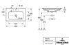 Villeroy&Boch Finion 416484R1 Раковина 80x50 c отверстием для смесителя, грязеотталкивающее покрытие-CeramicPlus, цвет-альпийский белый