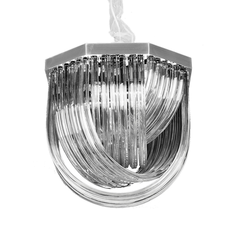 Фото: Люстра Murano L4 silver/smoky gray - основной вид
