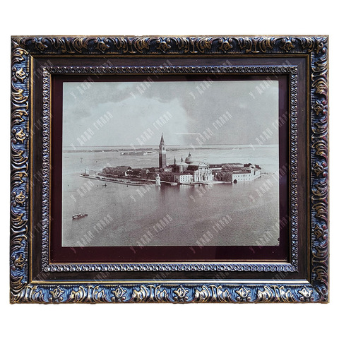 Альфред Ноак. Вид на Сан-Джорджо Маджоре, Венеция. Фотография. 1870-е гг.