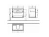 Villeroy&Boch Verity Design B02100PN Тумба под раковину подвесная 75x45
