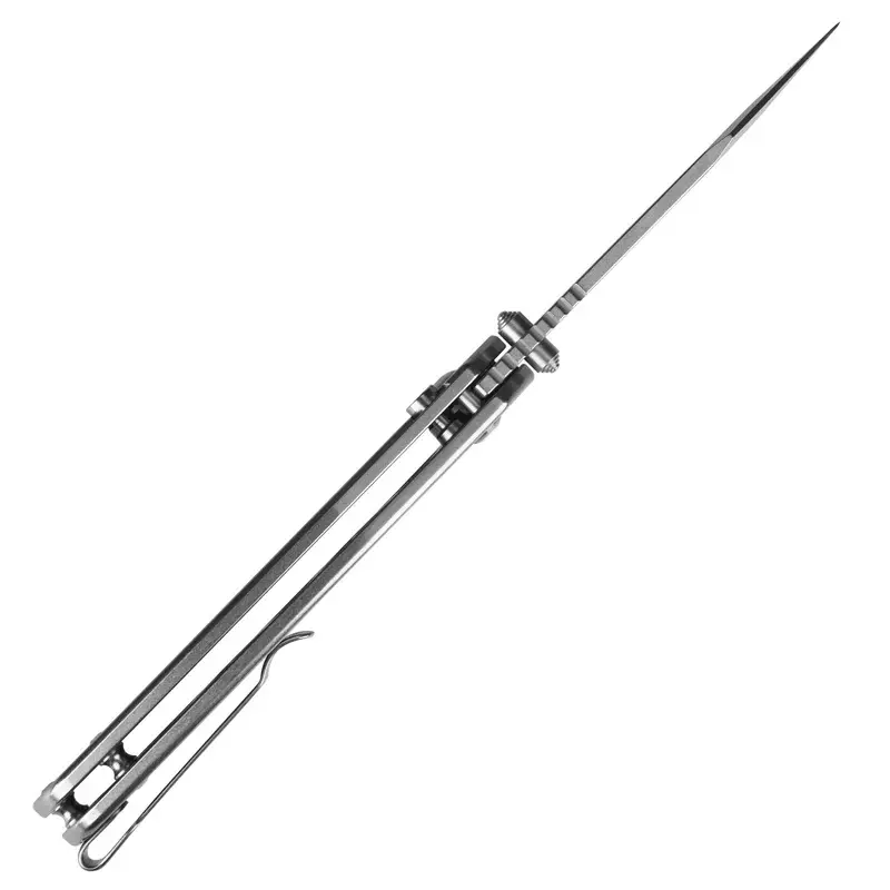 Складной нож CJRB Pyrite Bowie, сталь AR-RPM9, рукоять Stainless Steel