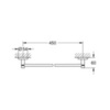 GROHE Essentials 40688DA1 Полотенцедержатель
