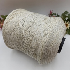 Арт Cotton Lurex - 02 Айвори + золото