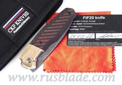 CKF/Philippe Jourget ONE-OFF FIF20 Feather (Damasteel, Mokume) 