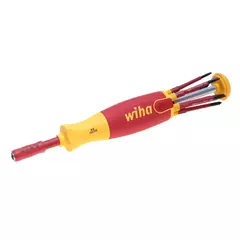 Отвертка диэлектрическая с набором бит LiftUP Electric 6шт Wiha 2831 38611